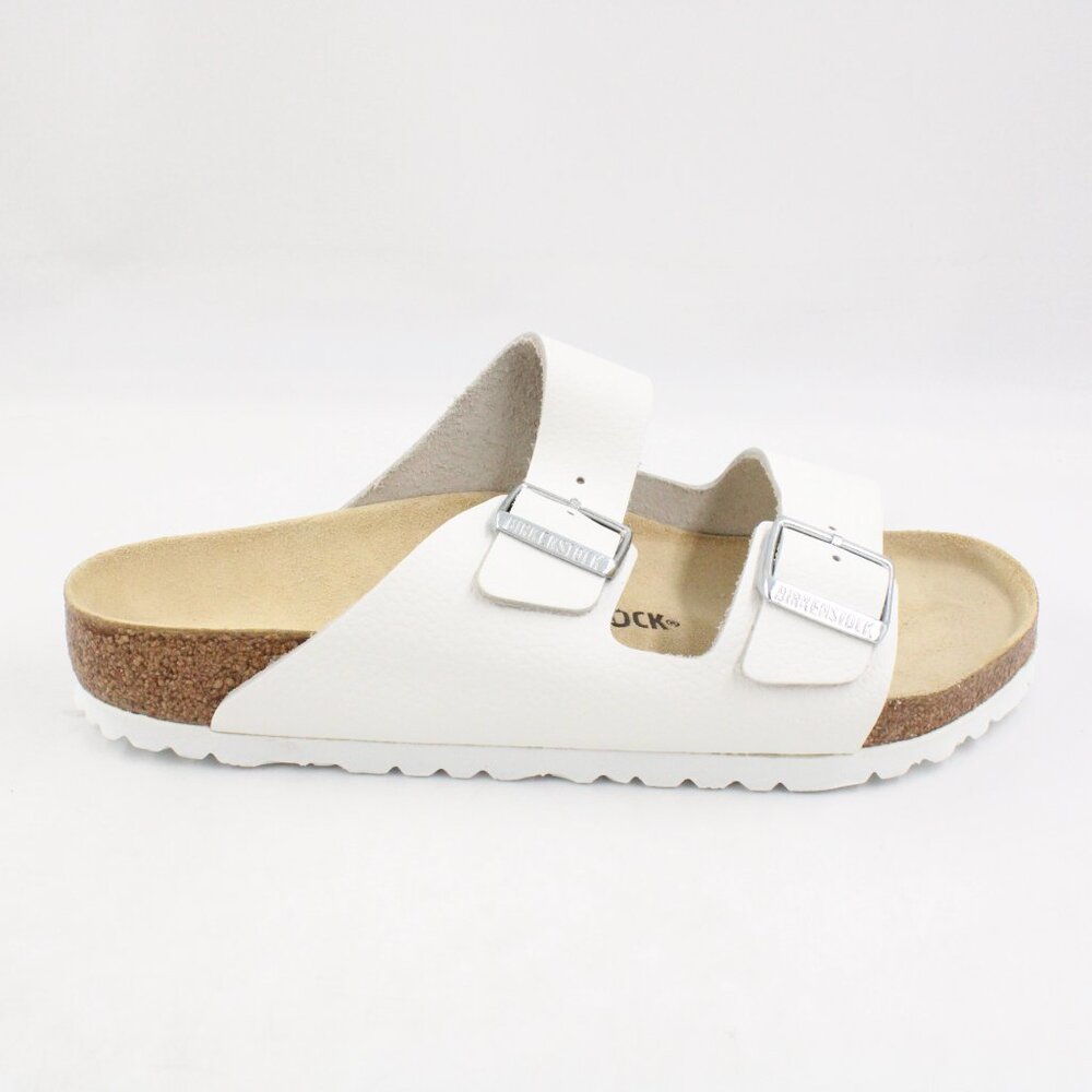 Birkenstock Arizona Leather Sandals in White size 41 - Picture 8 of 12